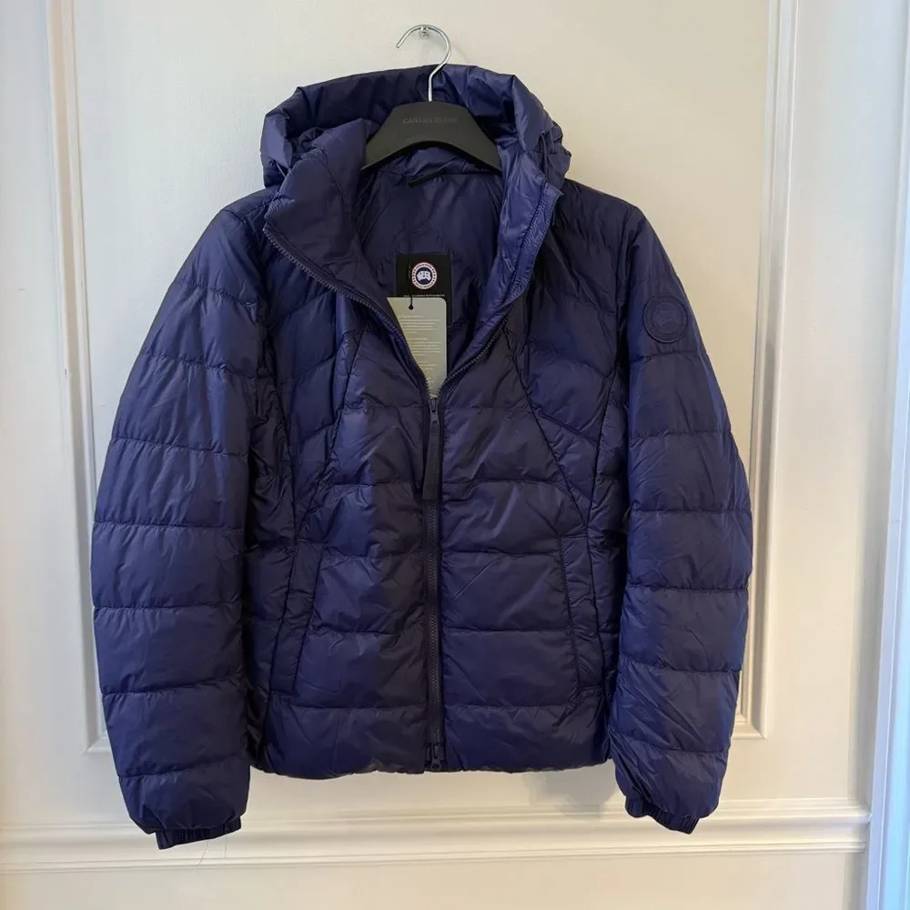 Canada Goose Abbott Hoody Down Jacket Large Indigo Navy NWT